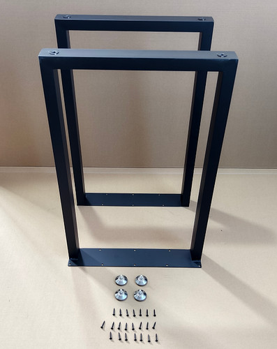 2pcs metal table legs - metal, 28"