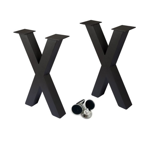 Set h black x shape - of, 16"
